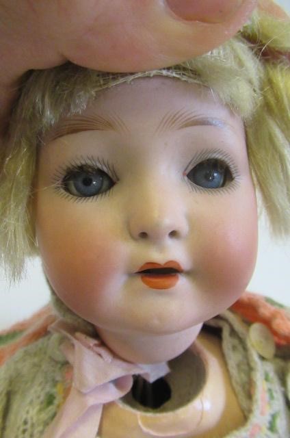 A Heubach Koppelsdorf bisque shoulder head doll Image