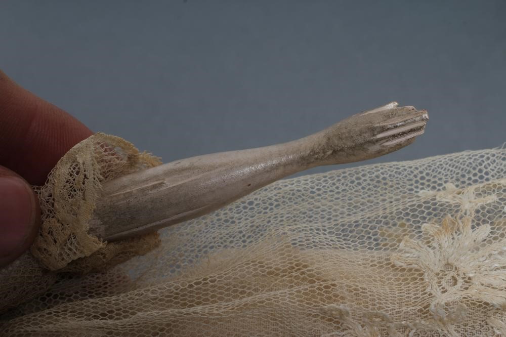 A papier mache doll Image