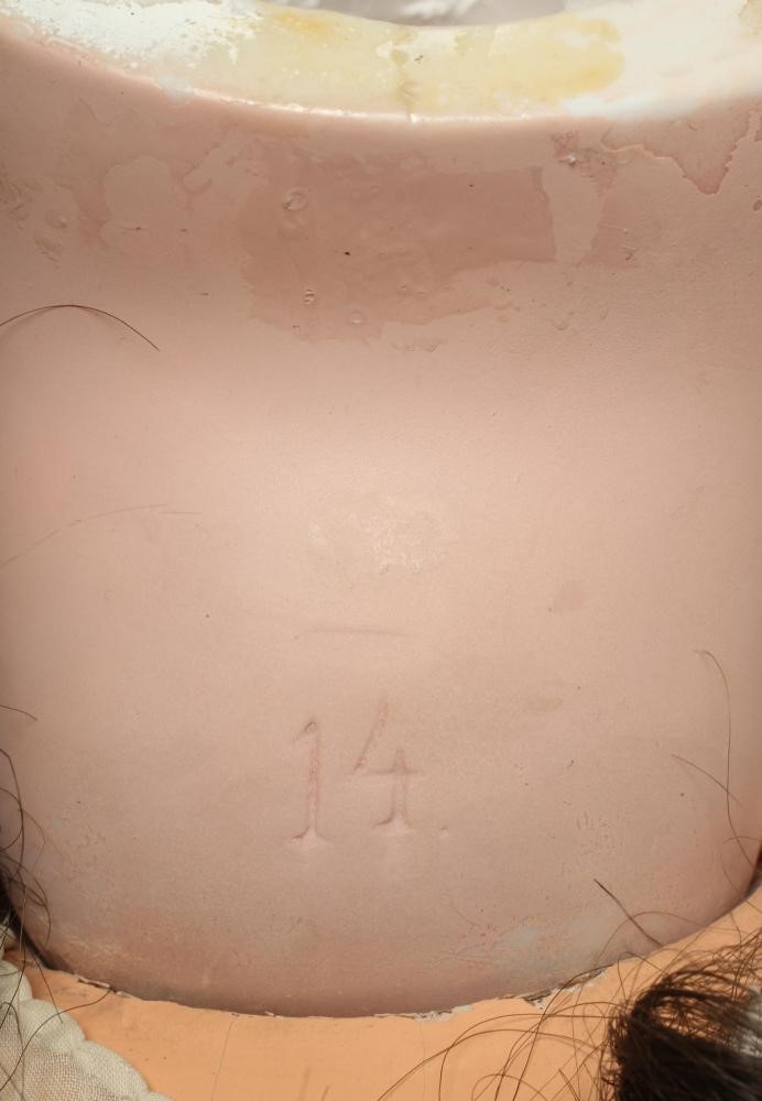 A Tete Jumeau bisque socket head doll Image