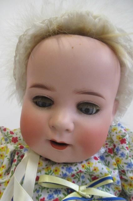 Two bisque socket head character dolls Image