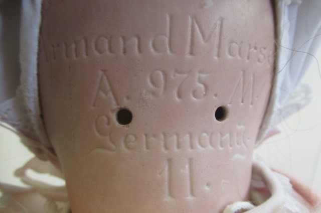 Two Armand Marseille bisque socket head character dolls Image