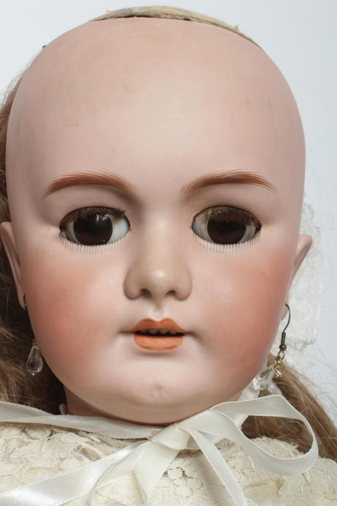A large DEP bisque socket head doll Image