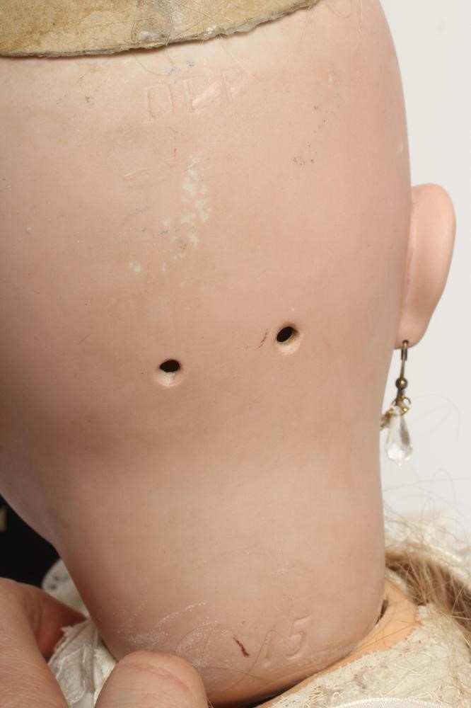 A large DEP bisque socket head doll Image