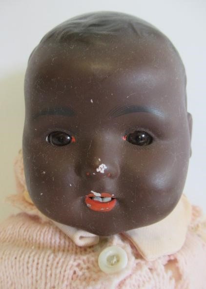 Two bisque socket head dolls Image