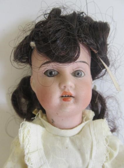Two bisque socket head dolls Image