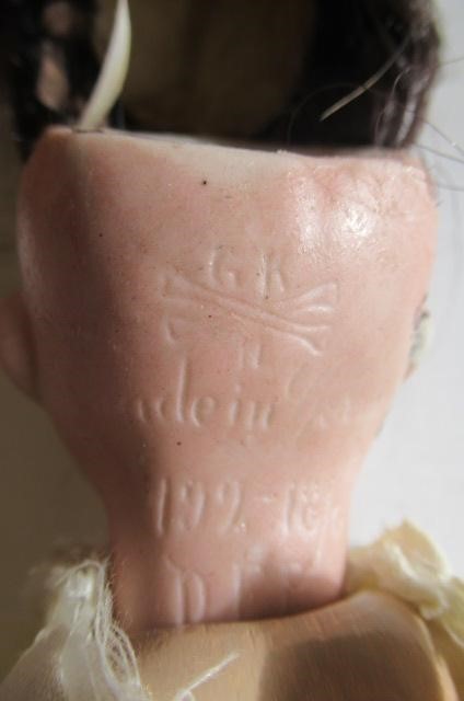 Two bisque socket head dolls Image