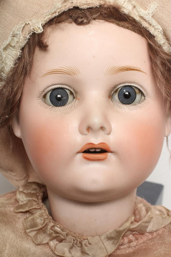 A C. M. Bergmann Waltershausen bisque socket head doll Image