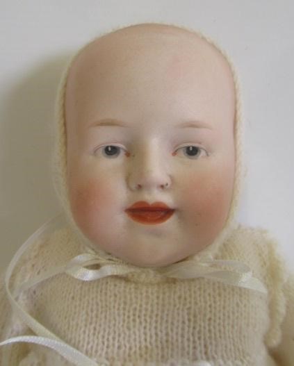 Two all bisque five piece jointed dolls Image