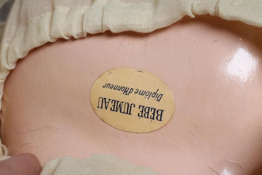 A Tete Jumeau bisque socket head doll Image