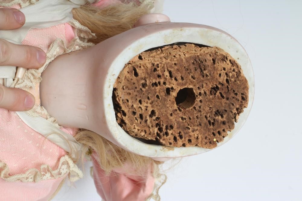 A large Tete Jumeau bisque socket head doll Image