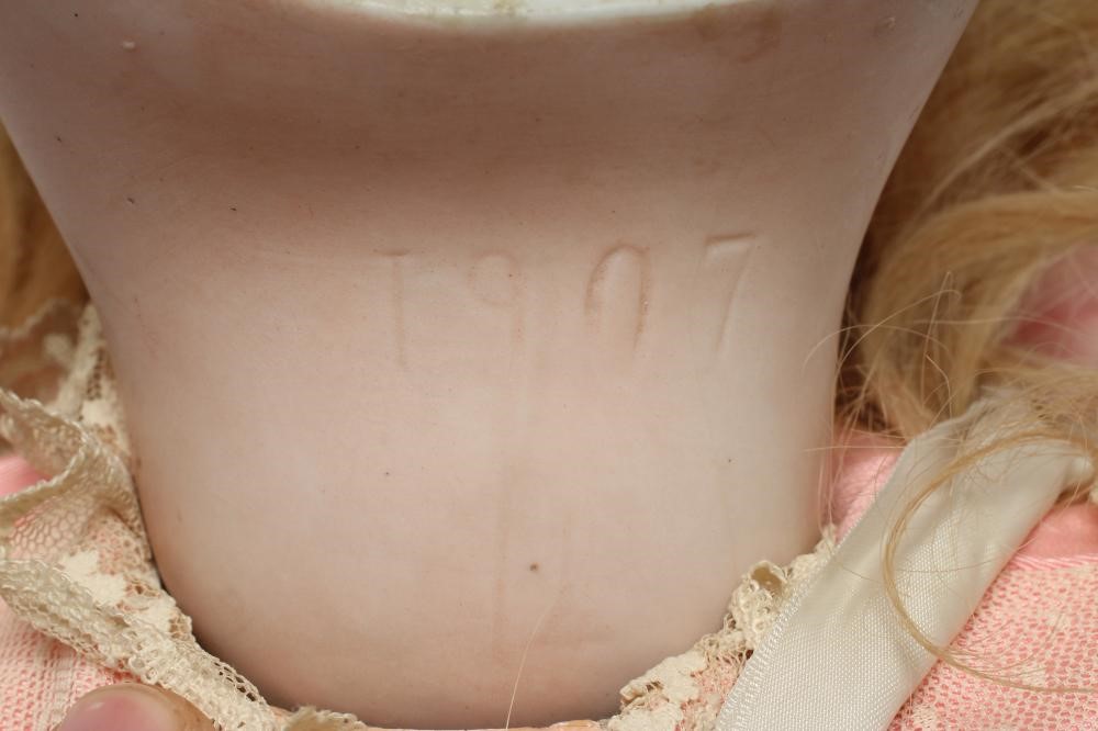 A large Tete Jumeau bisque socket head doll Image