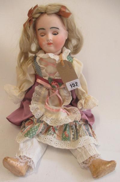 A French bisque socket head doll Image