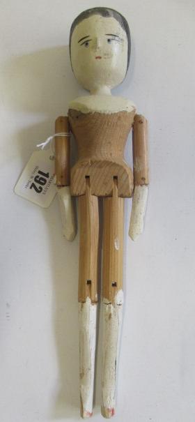 A Victorian peg doll Image