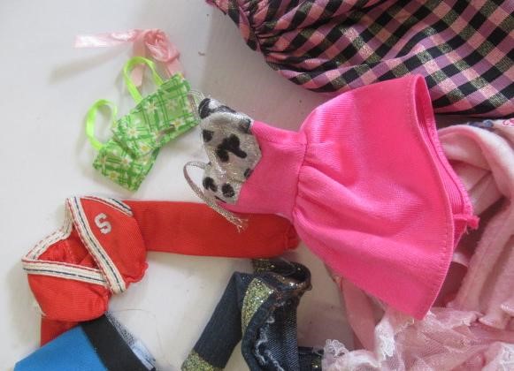 Two boxes of Barbie dolls and accessories Image