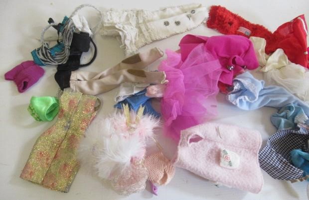 Two boxes of Barbie dolls and accessories Image