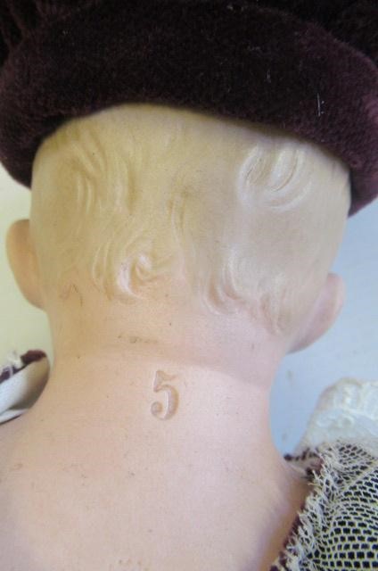 A Gebruder Heubach bisque shoulder head character boy doll Image