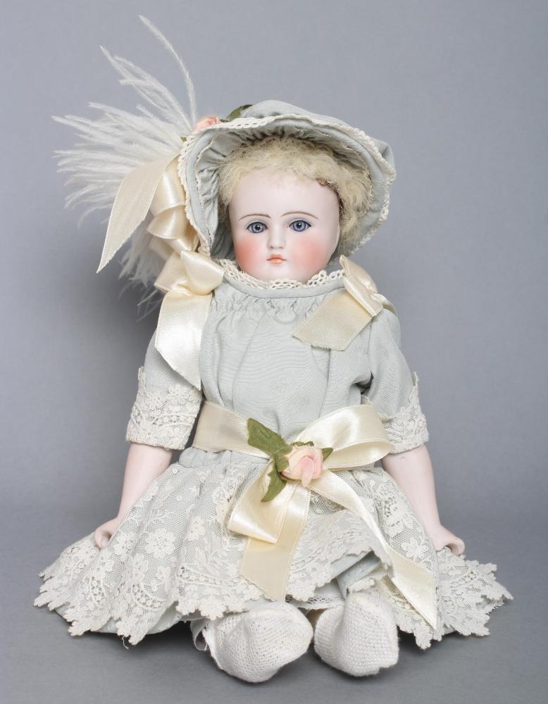 A German bisque shoulder head doll Image