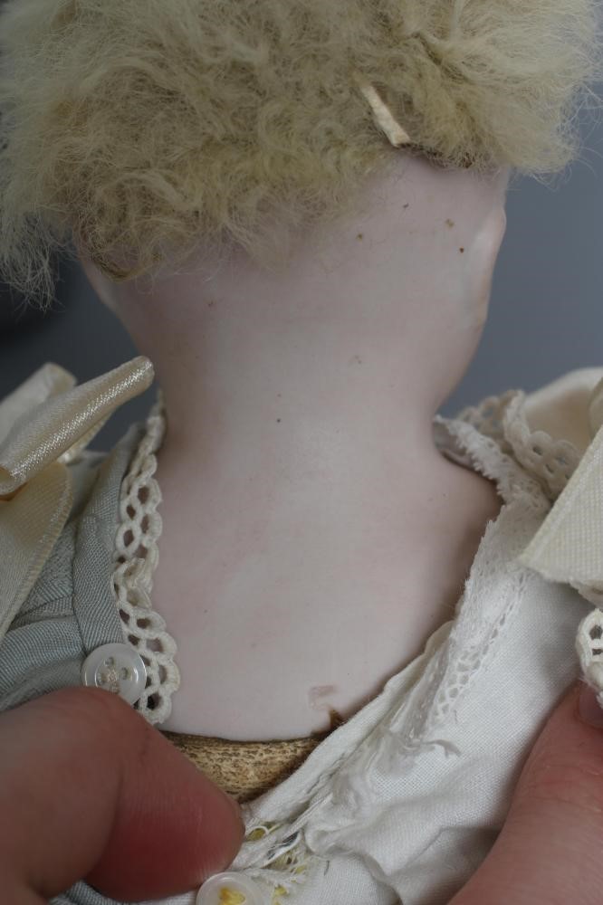 A German bisque shoulder head doll Image