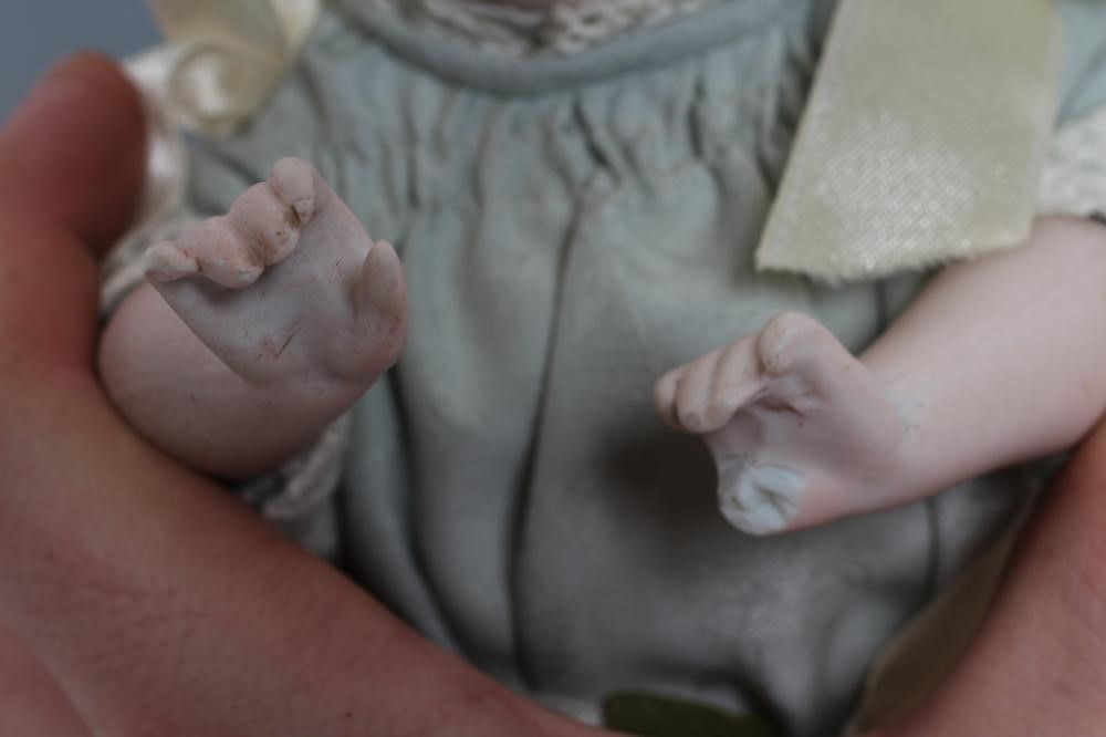 A German bisque shoulder head doll Image