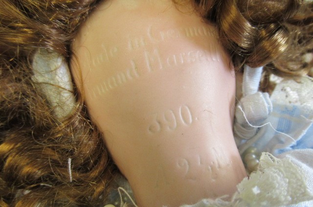 Two bisque socket head dolls Image