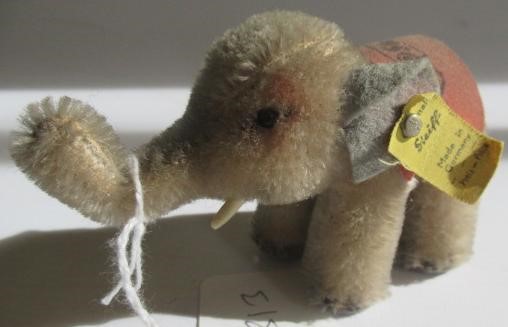 Three small Steiff plush characters Image