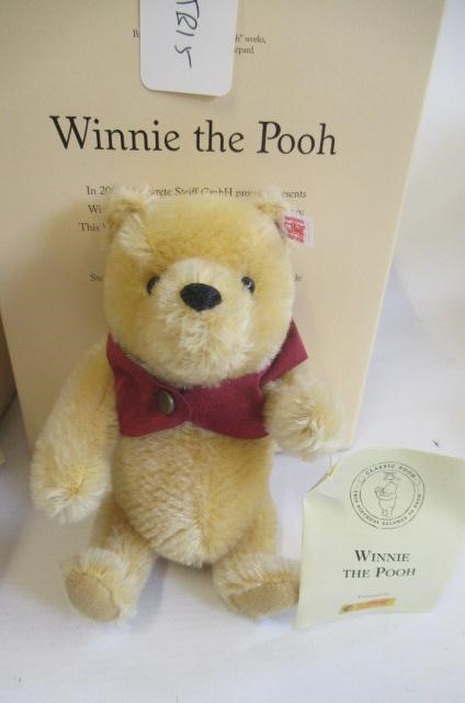 Two boxed Steiff teddy bears Image