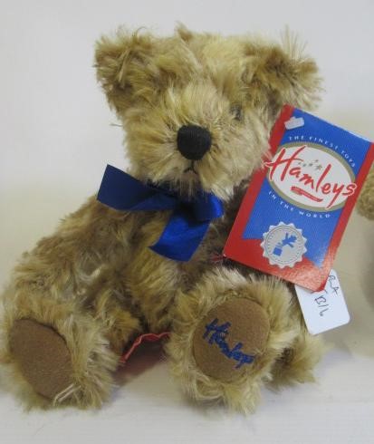 Three collectors teddy bears Image