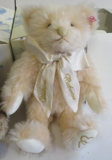 Two boxed Steiff Royal teddy bears Image