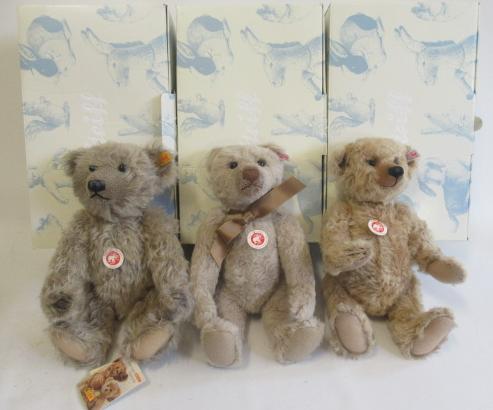 Three boxed Steiff bears Image