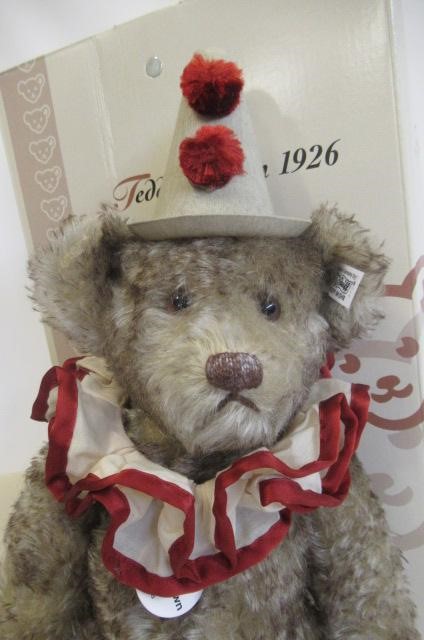 A boxed Steiff 1926 replica Teddy Clown Image