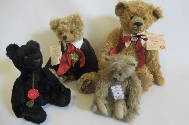 Four Collector's bears Image