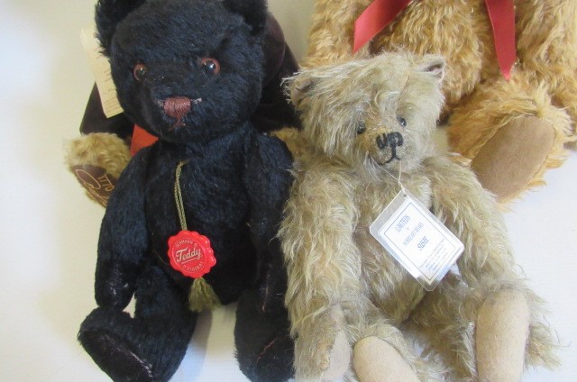 Four Collector's bears Image