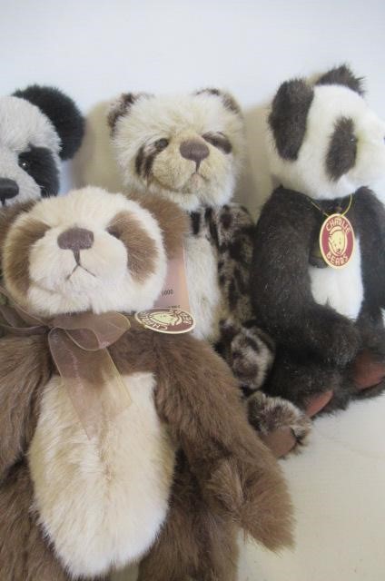 Six collector's Charlie Bears Image