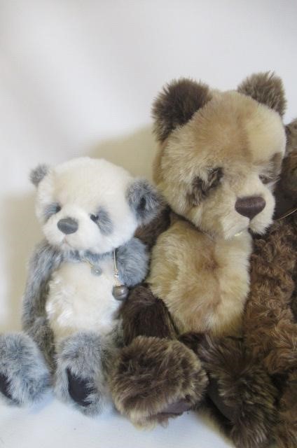Four collector's Charlie Bears Image