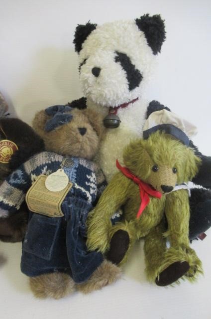 Seven collector's bears Image