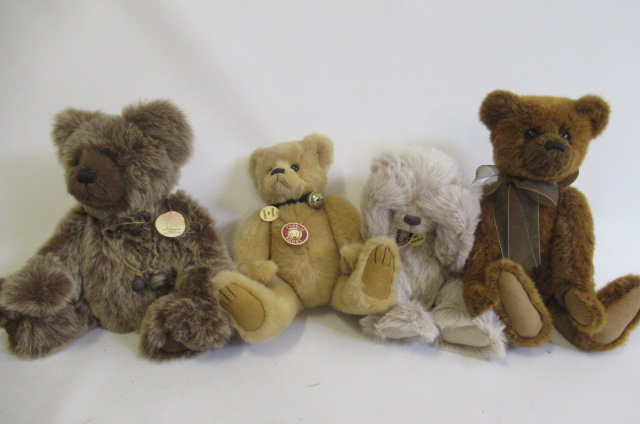 Four collector's Charlie Bears Image