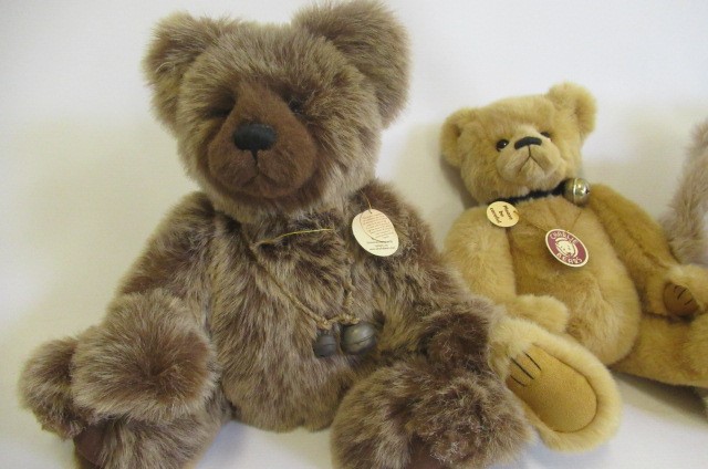 Four collector's Charlie Bears Image
