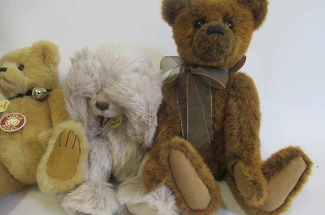 Four collector's Charlie Bears Image