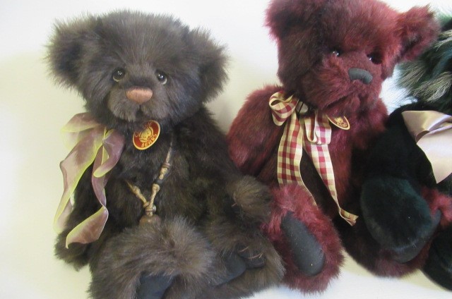 Three collector's Charlie Bears Image
