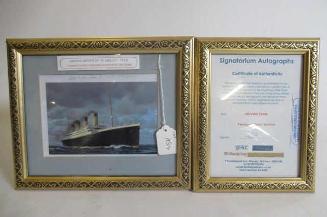 Millvina Dean autograph Image