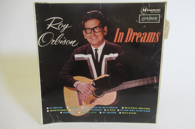 A signed Roy Orbison record slip for "In Dreams" Image