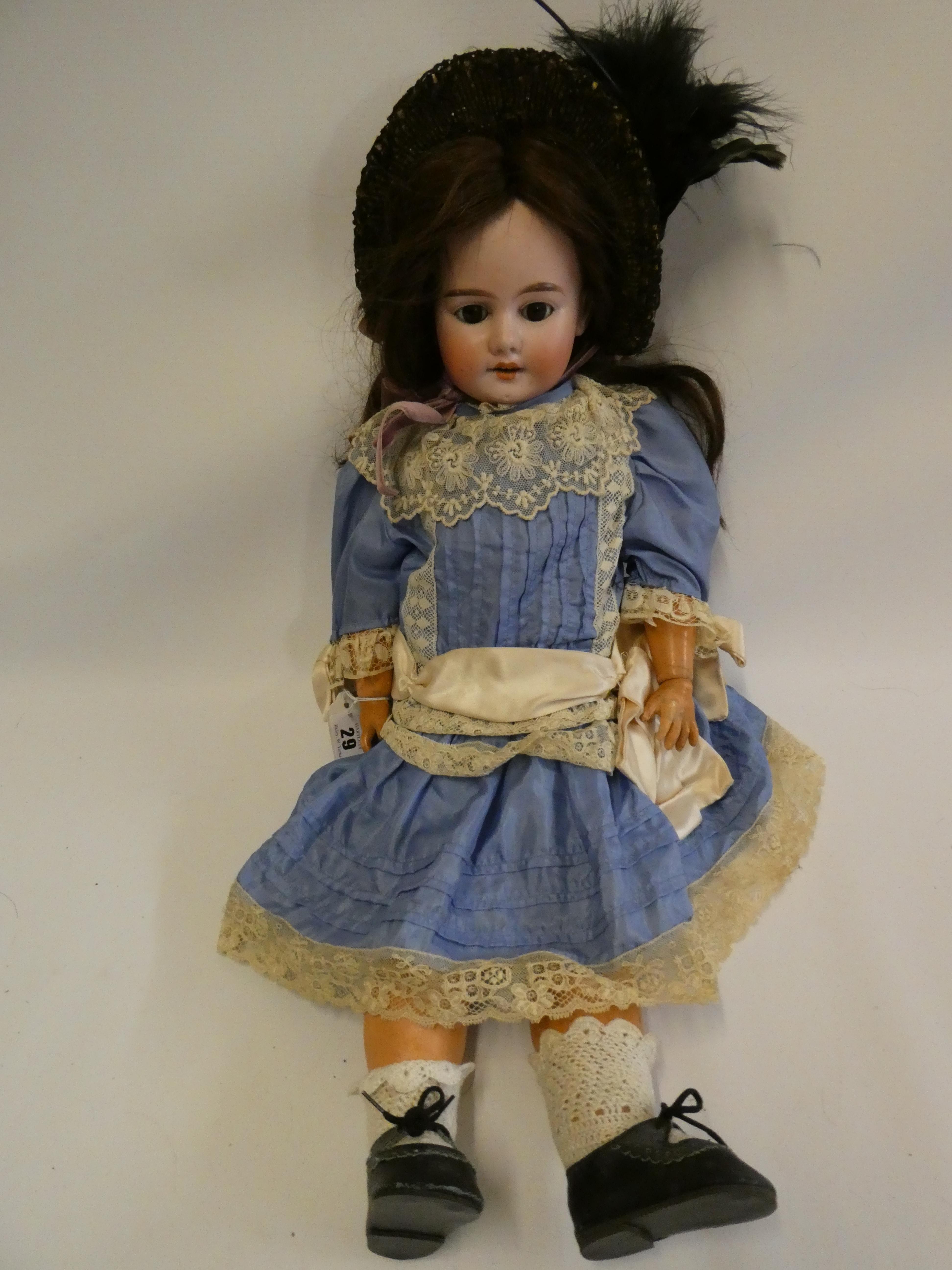 An Armand Marseille bisque socket head doll Image
