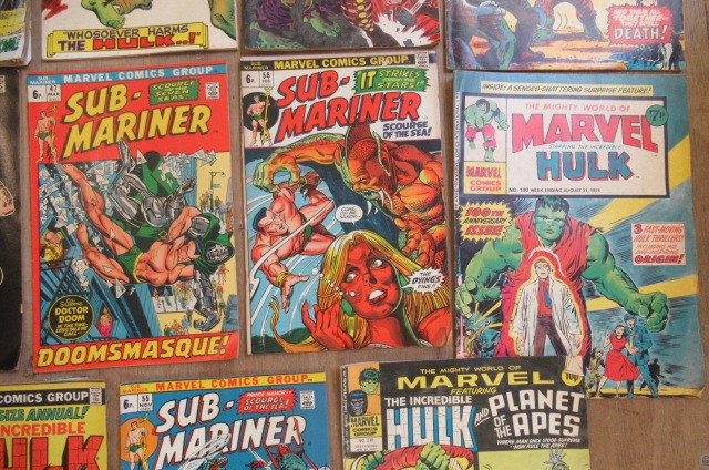 17 Marvel comics on the Hulk and Sub-Mariner comprising The Incredible Hulk no. 104 Image