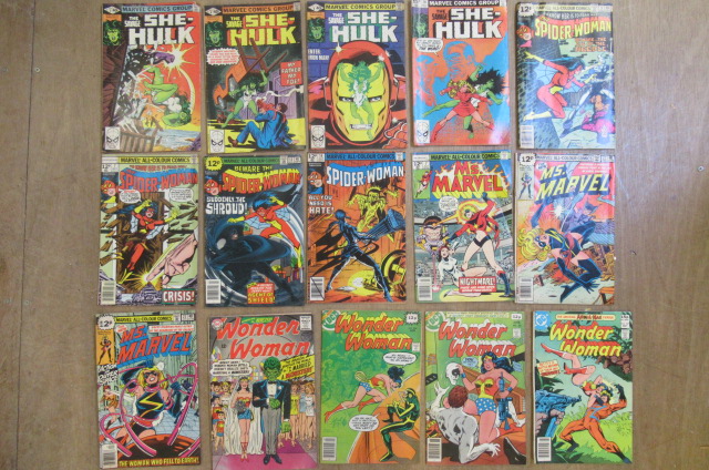 5 Marvel & DC female super hero comics Image