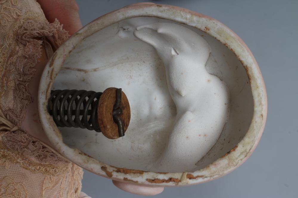 A Tete Jumeau bisque socket head doll Image