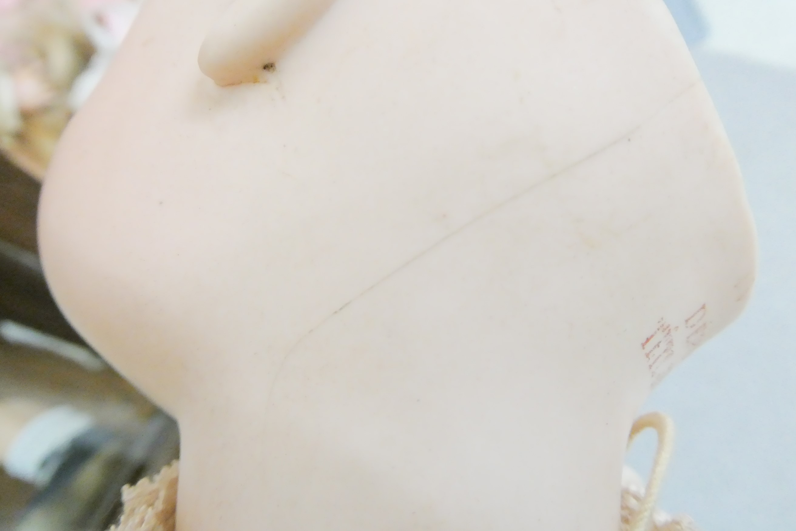 A Tete Jumeau bisque socket head doll Image