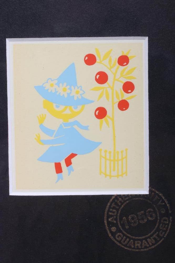 Tove Jansson  (Finnish 1866-1987) "Moomintroll and Little My" Image