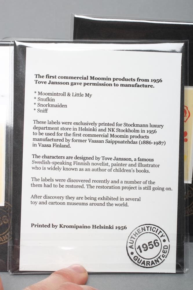 Tove Jansson  (Finnish 1866-1987) "Moomintroll and Little My" Image