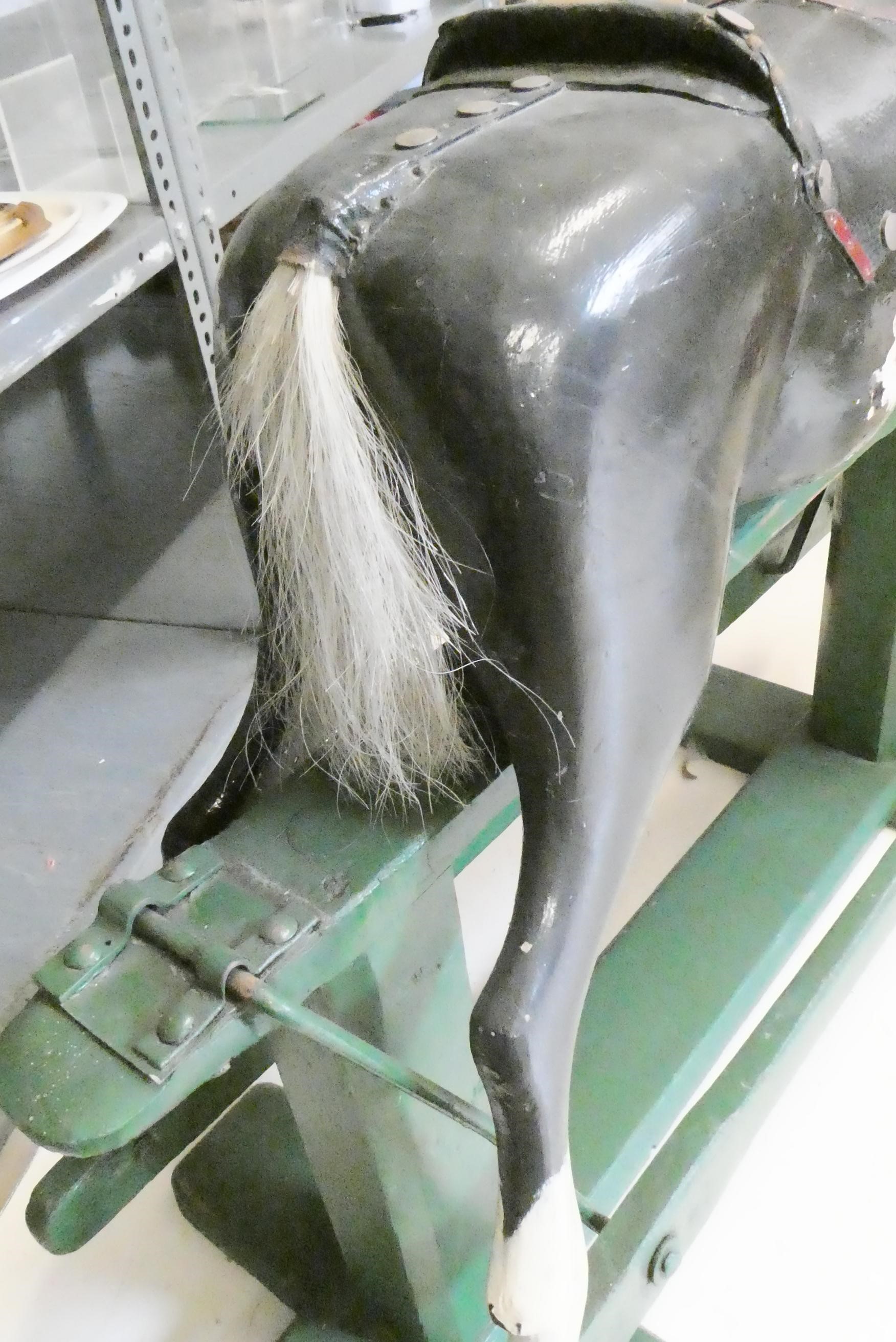 An antique rocking horse "Black Beauty" Image