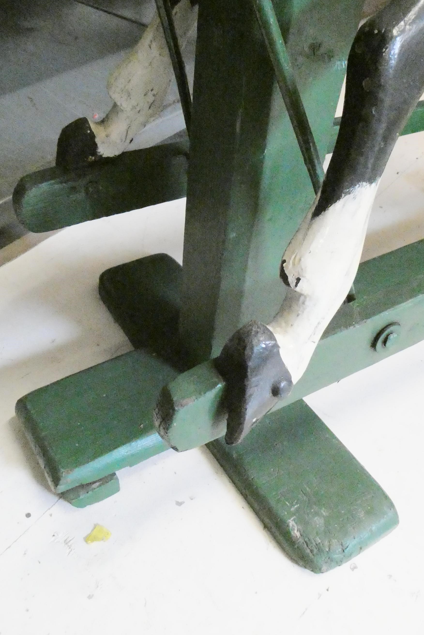 An antique rocking horse "Black Beauty" Image